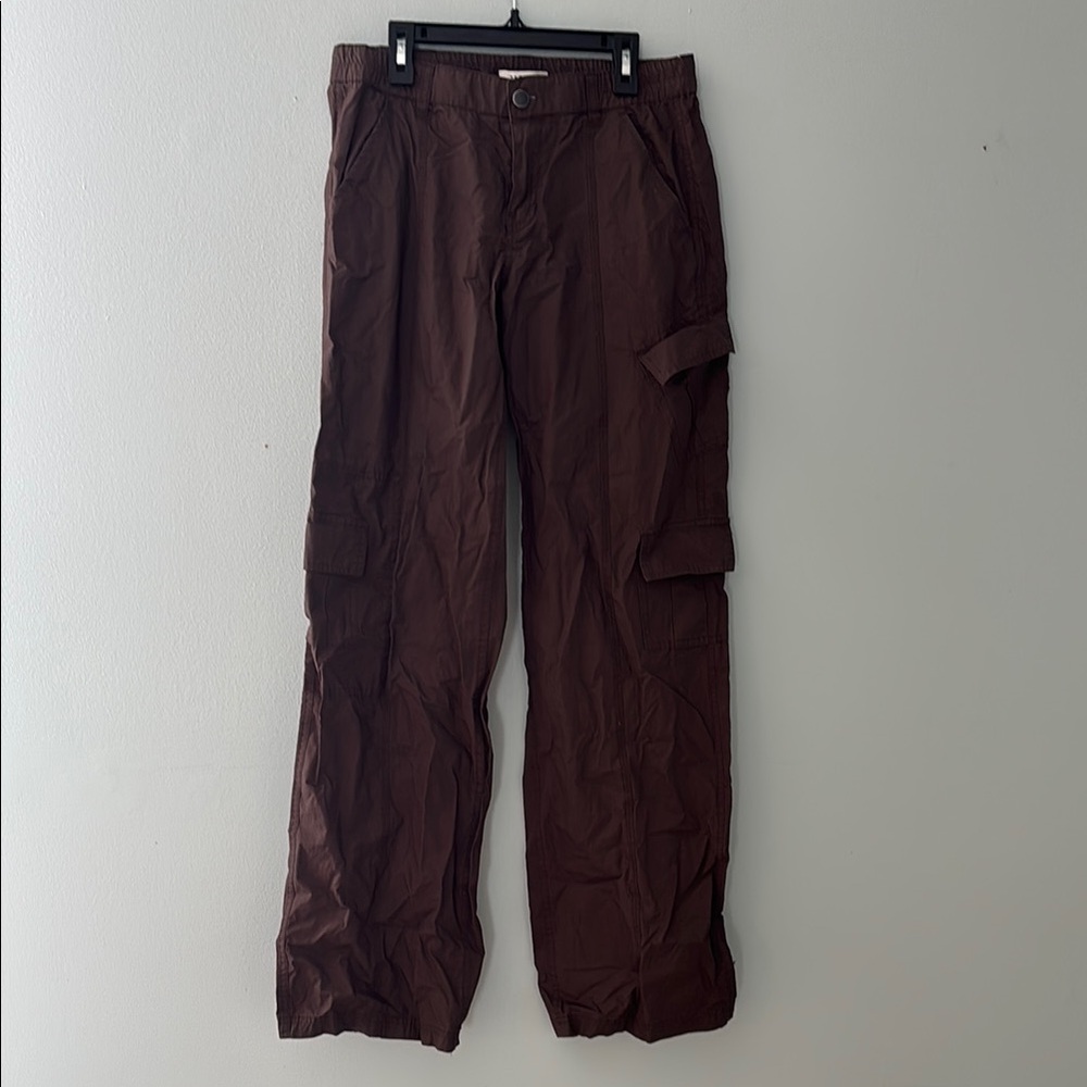 Pacsun brown low rise cargo pants